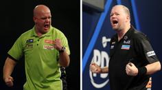 Děda Barney děkoval štěstěně. To Van Gerwen řádil jak uragán