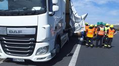 Dálnici D1 museli kvůli nehodě zcela uzavřít. Směr na Brno stál