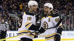 Hertl i Pastrňák zářili, ale jejich týmy prohrály. Jiříček poprvé skóroval za Wild
