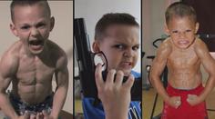 Video: Matka nutí malé syny denně hodiny posilovat! Je to normální?