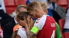 Eriksenův zachránce: Nejprve zavolal pomoc, pak uklidňoval přítelkyni