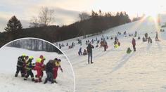 Lidé nerespektují uzavření skiareálů. Na Jihlavsku se vážně zranil lyžař