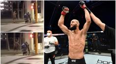 VIDEO: Nová hvězda UFC pomohla bezdomovci, dala mu peníze a burger