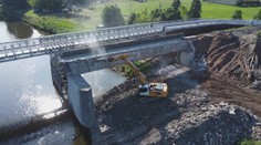Začal se stavět most, který má do roku 2026 spojit Kladruby s Řečany nad Labem