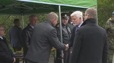 Deset let od výbuchu ve Vrběticích. Místo navštívil prezident Petr Pavel