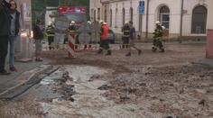 Prudká bouře ochromila Liberec! Padaly kroupy, z ulic byly řeky