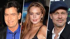 Brad Pitt, Charlie Sheen nebo Lindsay Lohan: Jaké skandály málem zničily jejich kariéru?