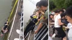Otec s dcerou se topili, lidé je mazaně vytáhli! VIDEO