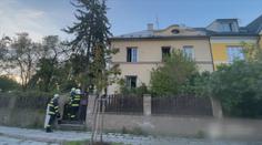 Hasiči v Olomouci zasahovali u požáru neobydleného domu