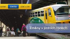 NOVÉ JÍZDNÍ ŘÁDY OD NEDĚLE: Podívejte se, jak se změní doprava