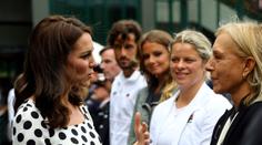 Vévodkyně Kate na Wimbledonu: Setkala se i s Navrátilovou! VIDEO