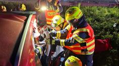 Vážná nehoda na Přerovsku. Po čelním střetu skončilo pět lidí v nemocnici