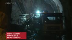 Čeští experti razí tunel metra ve Finsku. Odstřelují pod mořem