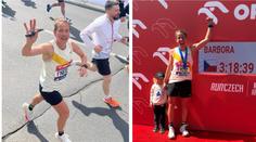 Strýcová zaběhla maraton v krásném čase. Jsem jako přejetá vagonem, řekla