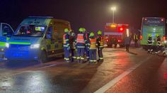 Česko trápí ledovka. Dálnici D6 uzavřela hromadná nehoda, zranilo se 40 lidí