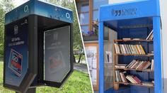 Telefonní budky mizí, lidé z nich dělají knihovny a dřevníky. VIDEO