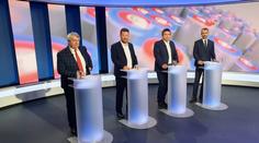 Lídři čtyř stran bojovali o poslední voliče. Podívejte se na záznam debaty