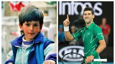 Roztomilé začátky: Takhle se čtyřletý Djokovič pokoušel hrát tenis