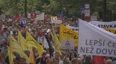 Zemědělci protestovali proti nastavení dotací. V Praze omezili dopravu