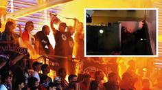 Chuligáni Plzně hodili židli na fans Lipska, pak v hotelu začala řežba