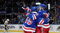 Panarin v prodloužení rozhodl o postupu Rangers, Calgary vyřadilo Dallas