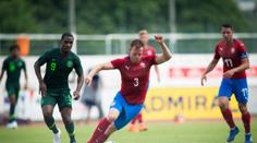 Češi vydřeli výhru nad Nigérií. Zápas přerušila průtrž mračen!