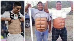 Mít břišní svaly jako Ronaldo? Jak na to, ukázali fandové z Mexika!