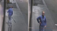 Chmaták s prutem. Zloděj "ulovil" z výlohy drahý náhrdelník! VIDEO