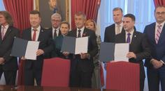 ANO, SPD a Motoristé podepsali koaliční smlouvu. Dohodli se na pěti prioritách