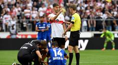 Patrik Schick skóroval počtvrté v řadě, pak ale musel střídat. Haaland opět řádil