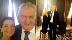 Tajemství prezidentské selfie: Zeman se vyfotil s Fialovou