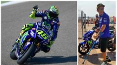Šílené! Rossi přišel k motorce o berlích, pak si vyjel první řadu