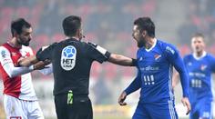 Ostravě upřel rozhodčí penaltu, Krmenčíkův gól platit neměl!
