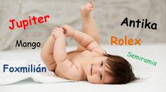 Mango, Mars i Rolex. Tato šílená jména rodiče vybrali svým dětem!