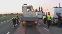Alarmující výsledek policejních kontrol. Některá auta byla přetížená i o tuny
