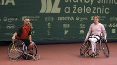 Švéd Olsson dominoval na tenisovém turnaji vozíčkářů v Praze