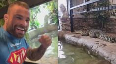 Vémola rozšířil svou zoo! Ke lvovi si pořídil dva obrovské krokodýly