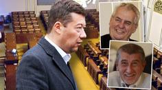 Okamura varuje: Babiš a Zeman tu mohou vládnout i bez Sněmovny