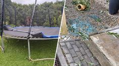 Drsné počasí natropilo paseku na východě Česka. Zničené jsou zahrady i auta