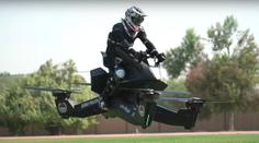 Tohle nejsou Star Wars! Policie v Dubaji testuje létající motorky!