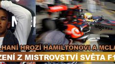 Kvůli lhaní hrozí Hamiltonovi a McLarenu vyřazení z mistrovství světa