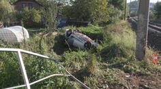 Vlak při nehodě vymrštil auto do vzduchu, letělo přes 20 metrů
