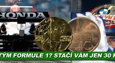 Je libo tým formule 1? Stačí vám 30 korun