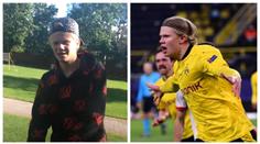 Než střílel góly, zpíval Haaland v boybandu. Podívejte jak mu to šlo