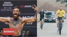 Horečka Tour zasáhla i McGregora, ve žlutém dresu se proháněl na kole