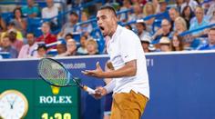 Kyrgios zase vyváděl! Při zápase šel na záchod a rozmlátil tam výbavu