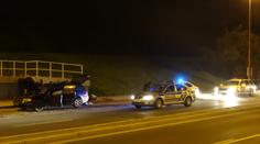 Policisté stopli v Praze auto. Žena vedle řidiče měla granát