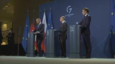 Macron, Scholz a Duda jednali o Ukrajině. Cílem je zabránit válce, řekli