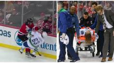 Mrazivé záběry z NHL! Po tvrdém zákroku skončil hráč v bezvědomí