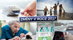 SOUHRN: Co se v roce 2017 mění pro řidiče, rodiny, děti i v krajích?